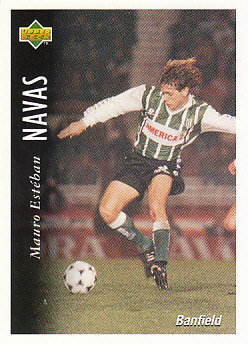 Mauro Esteban Navas Banfield FC 1995 Upper Deck Futbol Argentina #112